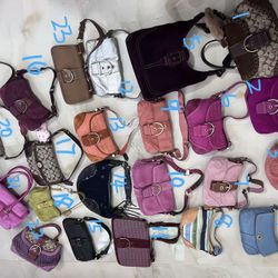 My Years of Coach Collections, Authentic some are In Great Condition