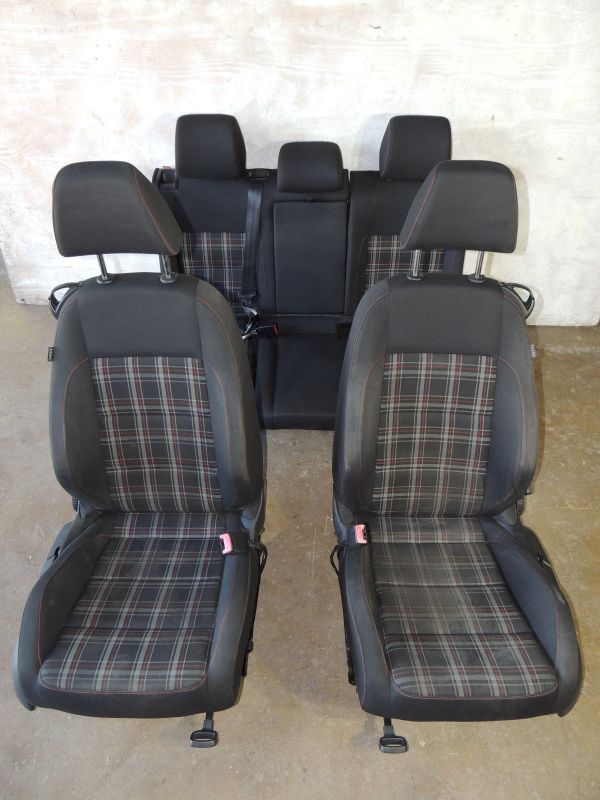 2012 VW Volkswagen GTI Rabbit Golf MK6 Jetta 2 Door Sport Seats Plaid