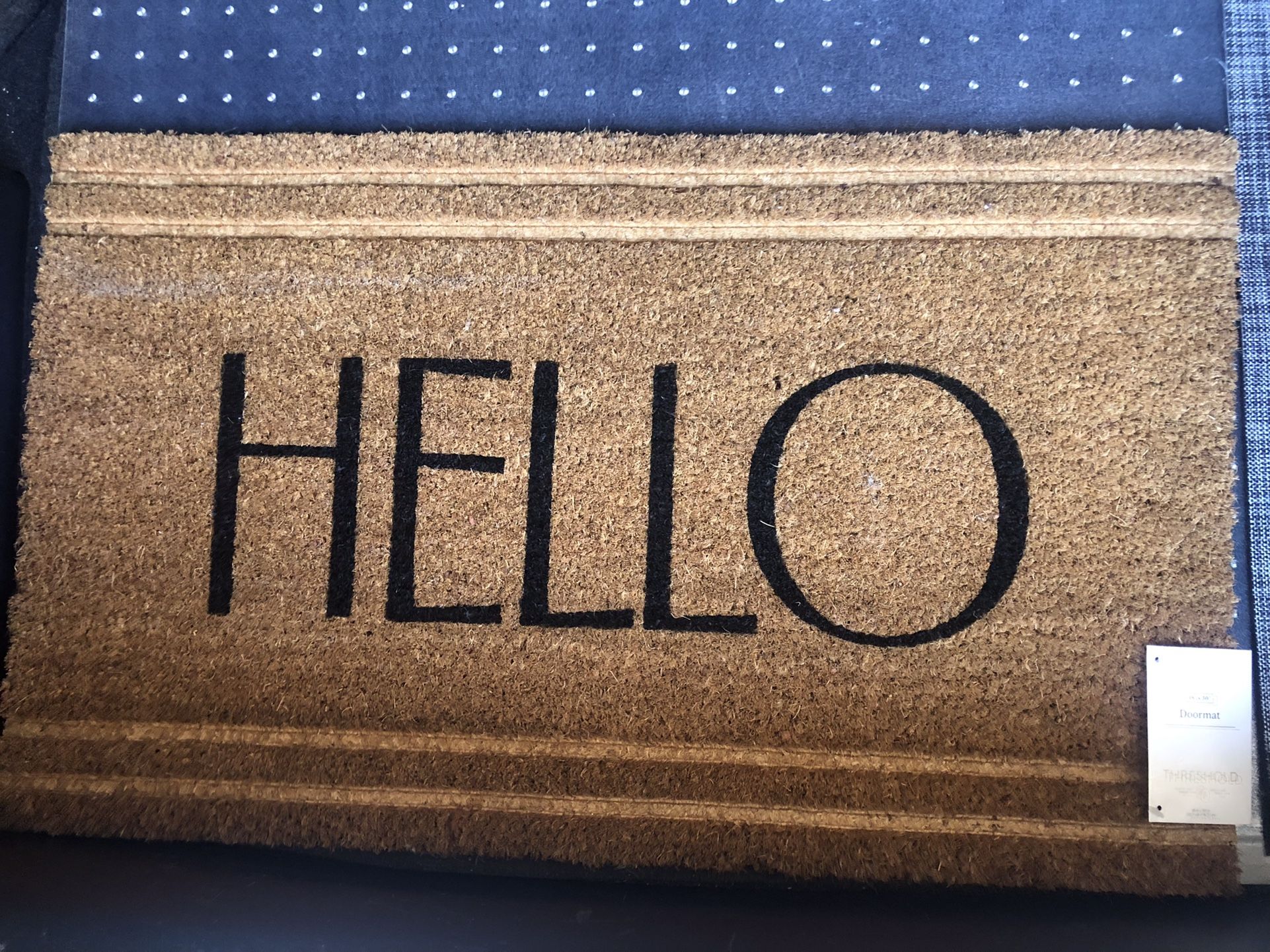 Brand new door mat