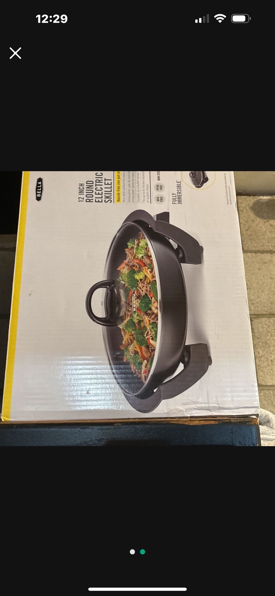 Bella 12 Inch Skillet- New And In Box