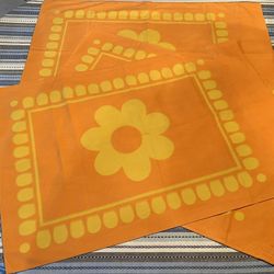 Vintage 70s Cannon “Flower Power” Pillowcases