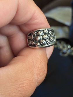 Gothic steel rings new