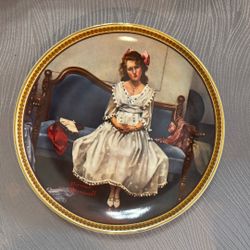 Norman Rockwell Waiting At The Dance With Certificate