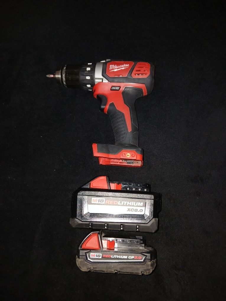 New Milwaukee Drywall Drill, Batteries And Charger 