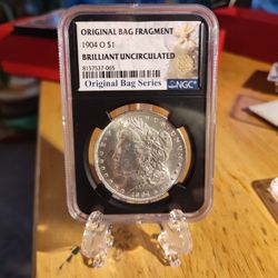 1904 O Morgan Silver Dollar 