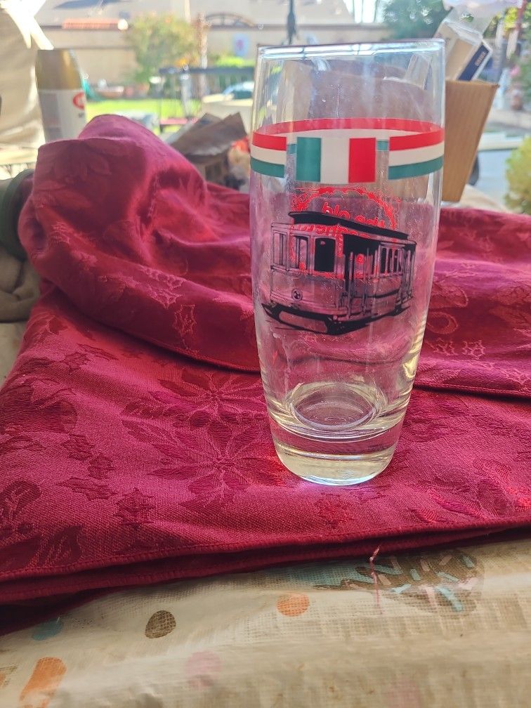 Vintage Old Spaghetti Factory Glass