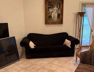 Black high-end couches two of them available