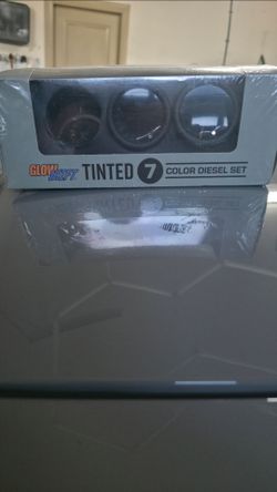 Glow Shift 7  color tinted guage set
