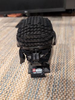 Dark trooper helmet
