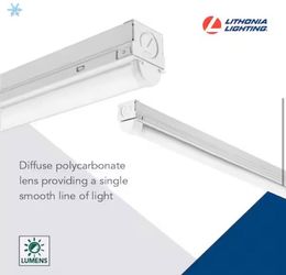 Lithonia Lighting Contractor Select 2 ft. 17-Watt Equivalent Integrated LED White Multi-Volt Strip L