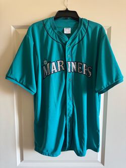 Seattle Mariners 2025 Native American heritage teal alternate Baseball Jersey XL