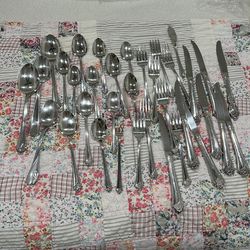 Silverware  for 8 service  $25