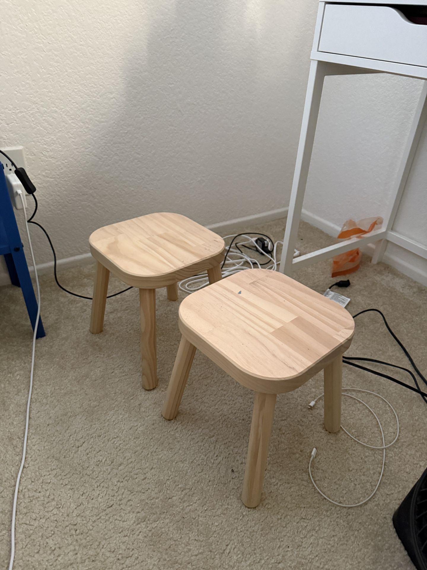 Free Small IKEA Wooden Stools