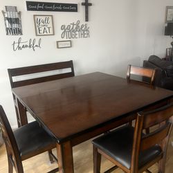 High Top Kitchen Table With Leaf