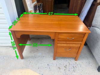 Desk and chair