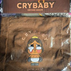 Popmart CRYBABY Corduroy Tote