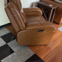 Leather Recliner 