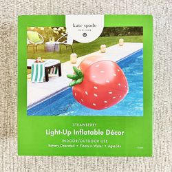 🔥NEW🔥 Kate Spade New York Target Strawberry Light Up Inflatable Decor 50"x40"