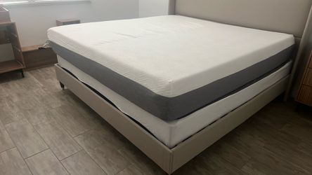 New king platform bed mattress