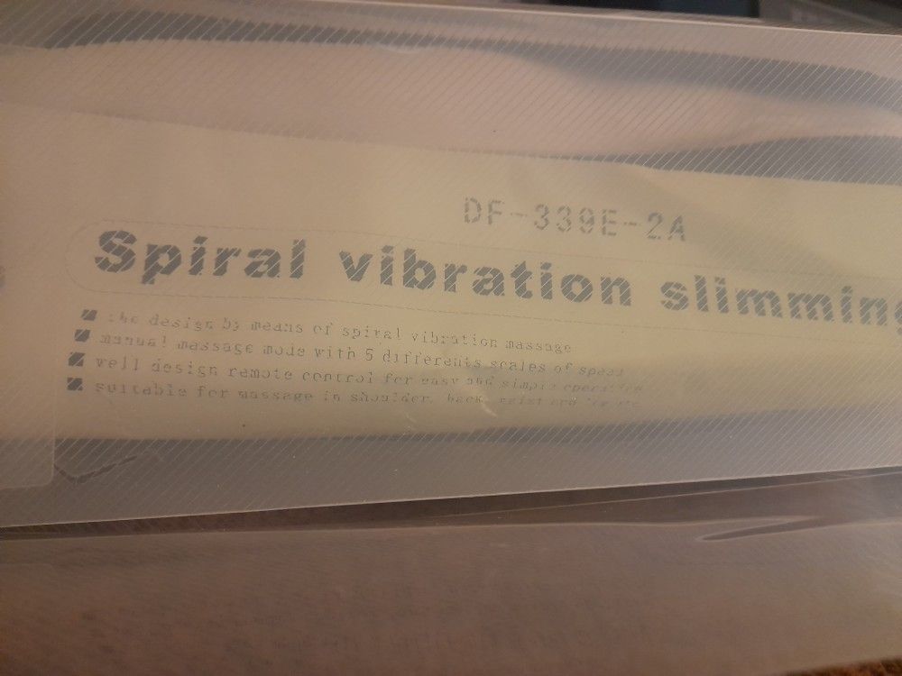 Spiral Vibration Slimming Belt