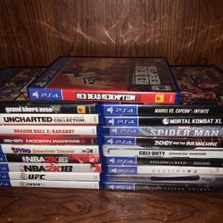PlayStation 4 Video Games Available PS4
