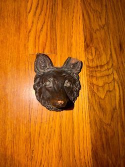 Vintage Scottie Dog Head Figurine – Scottish Terrier Decor