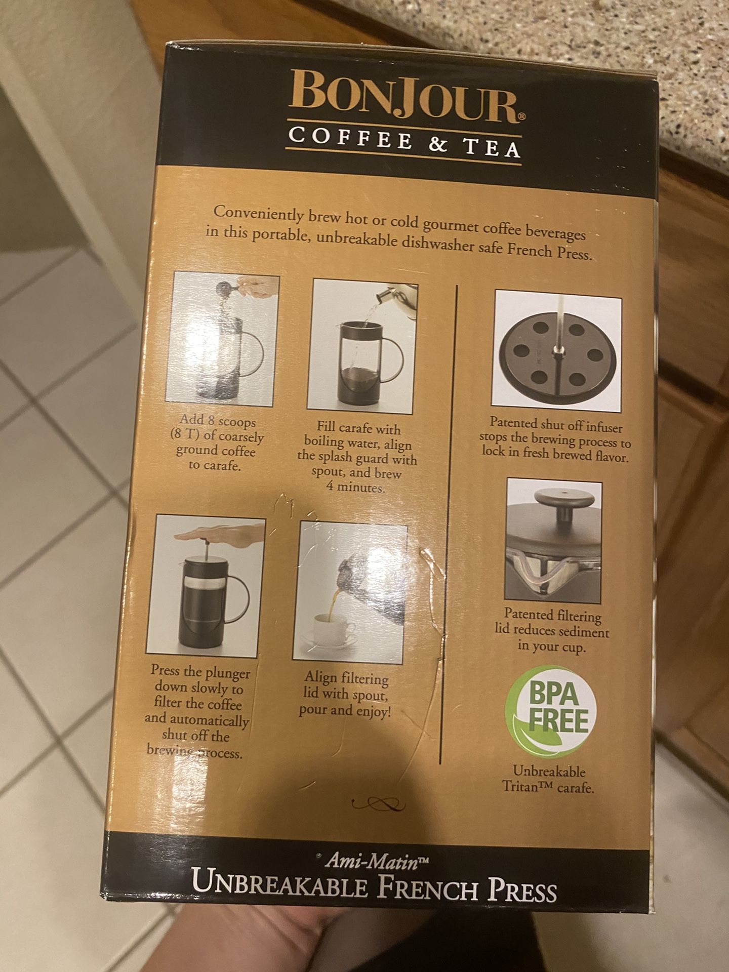 Bonjour Coffee & Tea French Press for Sale in Rockwall, TX - OfferUp