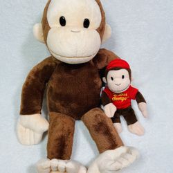 Curious George Plush Toys Story Book Primate Plushes