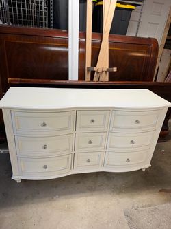 Dresser with mirror