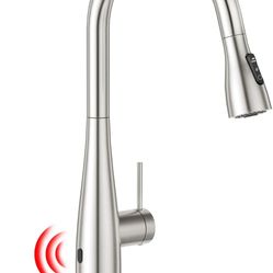 CREA Infrared Sensor Kitchen Faucet,Touchless Kitchen Faucets 