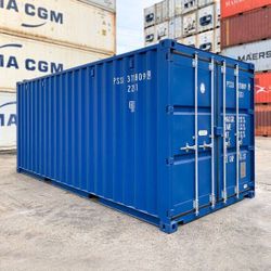 20feet Container  Blue Color 