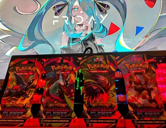 Pokémon TCG Mega Evolution Phantasmal Flames Sleeved Booster packs Mega Charizard