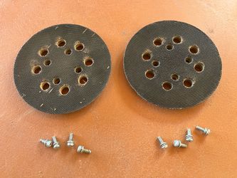 2 replacement backing pads for Chicago Electric orbital sander