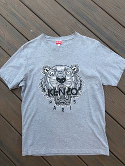 Used once Grey KENZO tiger t shirt