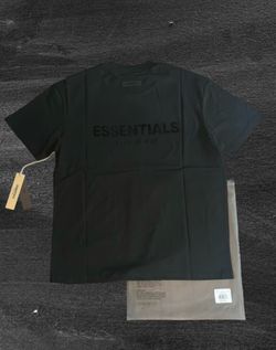 essentials black stretch limo t-shirt Fear of God