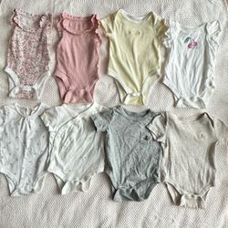 8pcs 0-3months baby girl clothes bundles