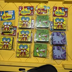Dr. Seuss foam magnets and sharpener