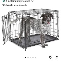 iCrate 1536DD iCrate  Dog Crate 36.6"L x 21.9"W x 24.5"H