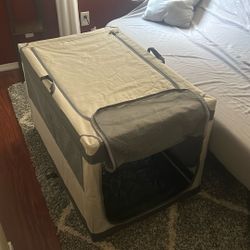 Large Collapsible Travel Dog Crate
