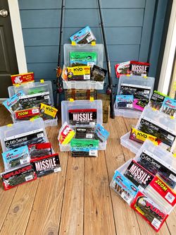 7 Loaded Plano Bass Fishing Tackle Boxes + Premium Soft Plastics – Pick Your Box
