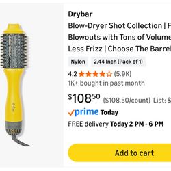 Drybar Blow-Dryer Shot Collection | Faster Blowouts with Tons of Volume and Less Frizz 