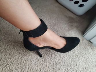 Black heels