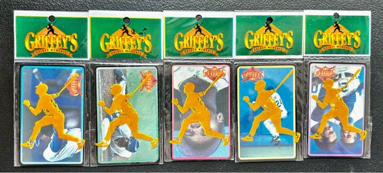 Ken Griffey Jr 1992 Griffey's Golden Moments 5 Card Set Sealed Vintage Alrak