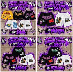 ALOCS AWFUL LOT OF COUGH SYRUP Shorts (Was $50 On Sale For $40, Sale Ends On Soon)