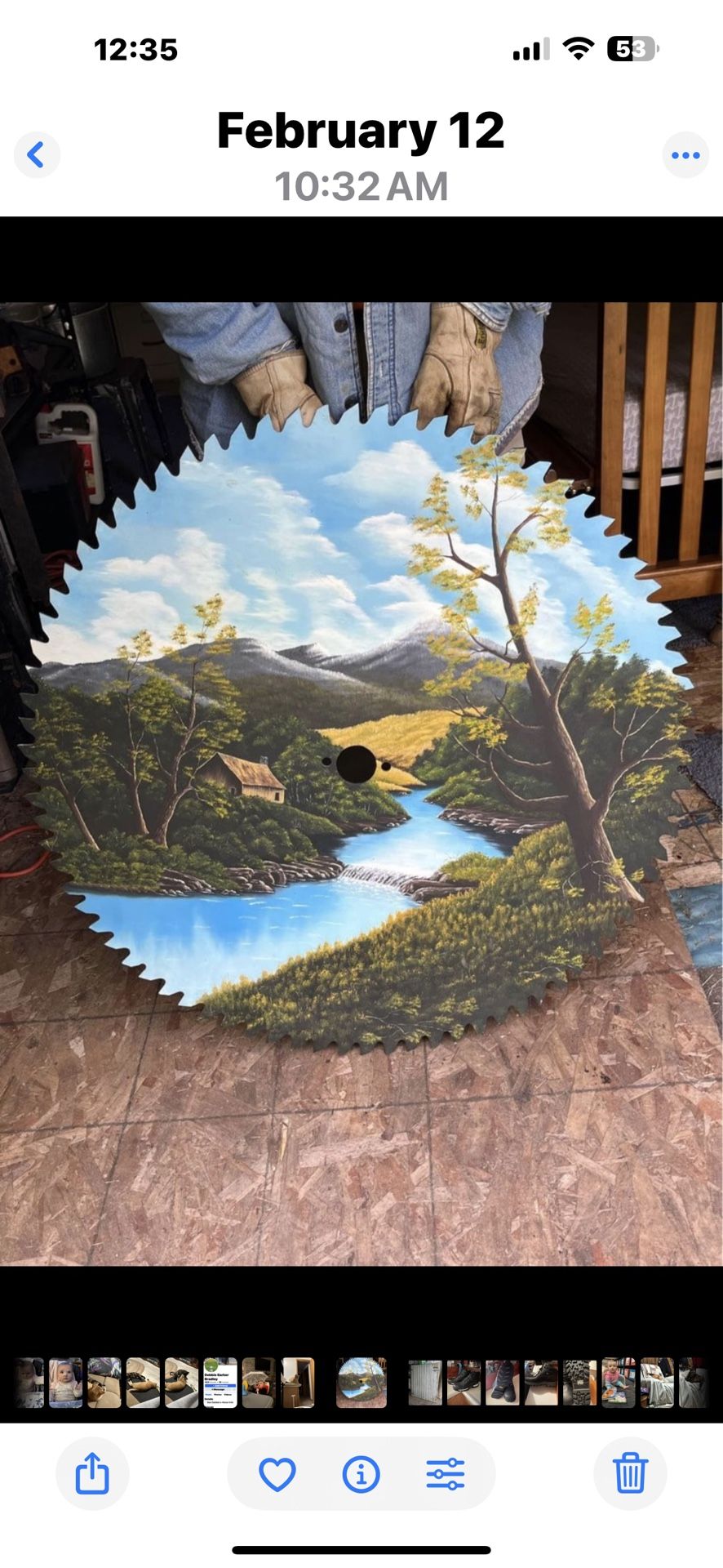 Painted Saw Blades