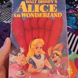 Disney Alice in wonderland VHS