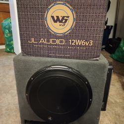 JL Audio 12W6V3-D4 in Spec Ported Box