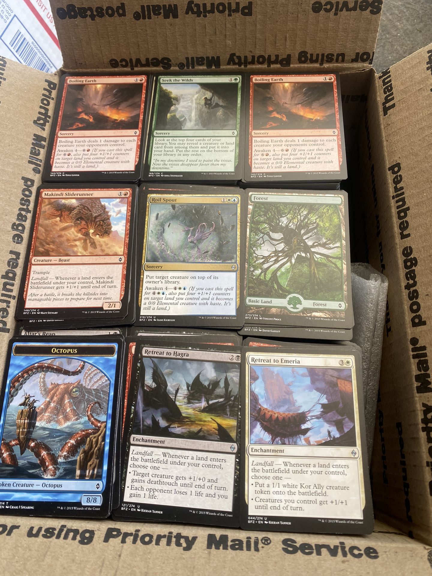 3600+ Magic The Gathering Battle For Zendikar Cards