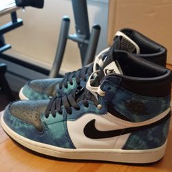 Nike Air Jordan 1 Retro High Tie Dye Women's 9