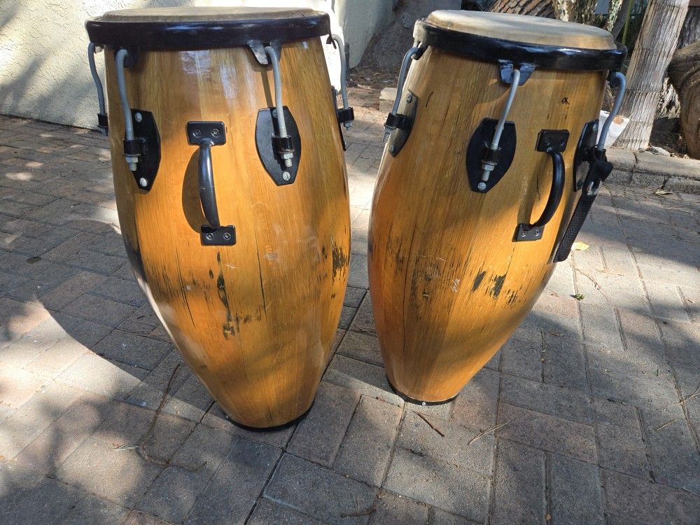 Pair Of Conga Drums